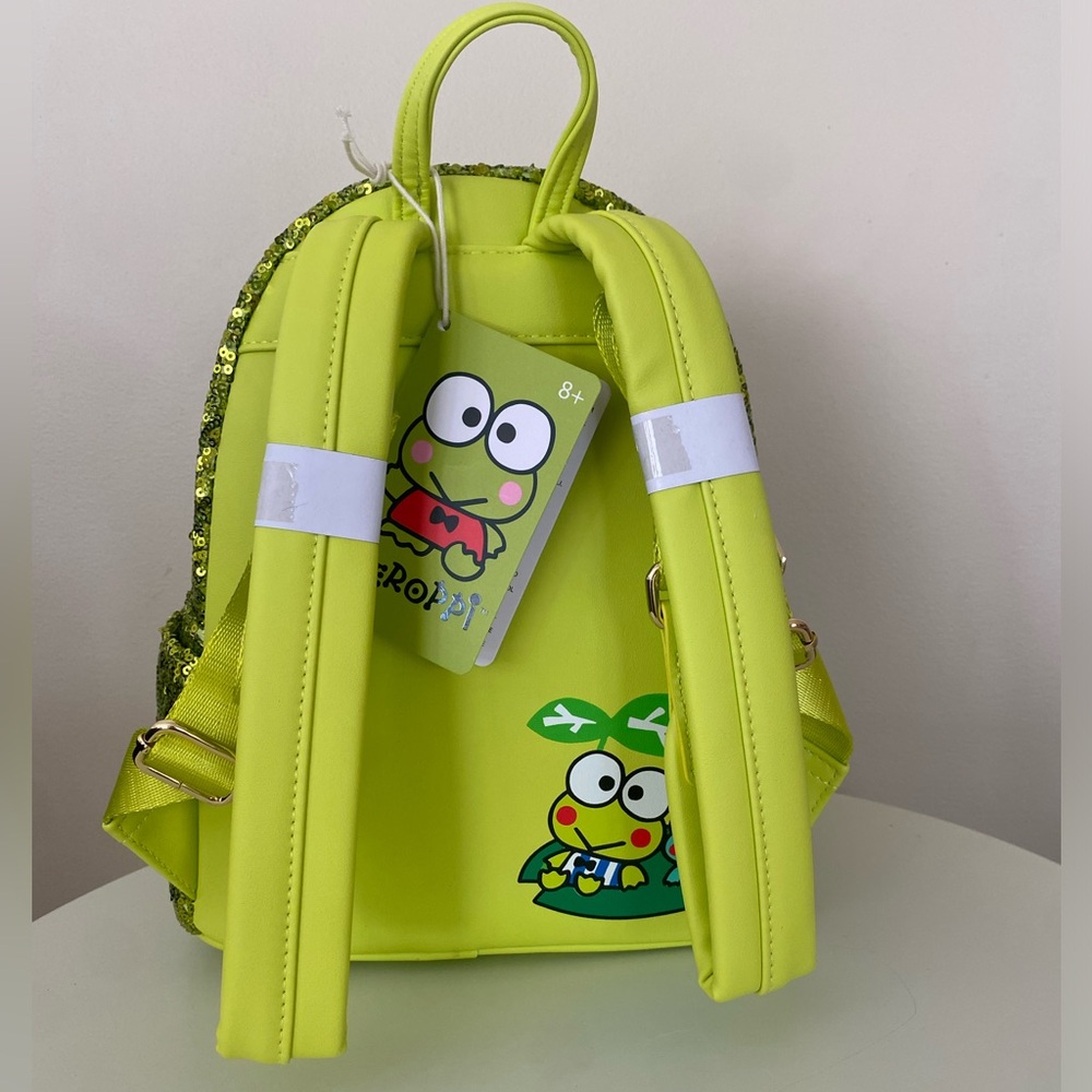 Loungefly Sanrio Keroppi Sequin Mini Backpack - Picture 3 of 11